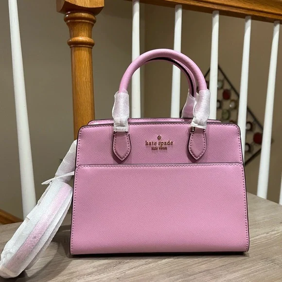 ❌SOLD❌ NWT Kate Spade Madison Satchel and Wallet Set in Berry Crea Color - Picture 3 of 8